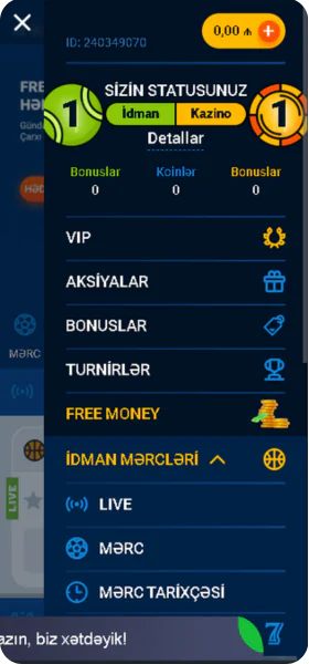 Mostbet Menyu