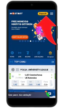 Mostbet-i Başladın